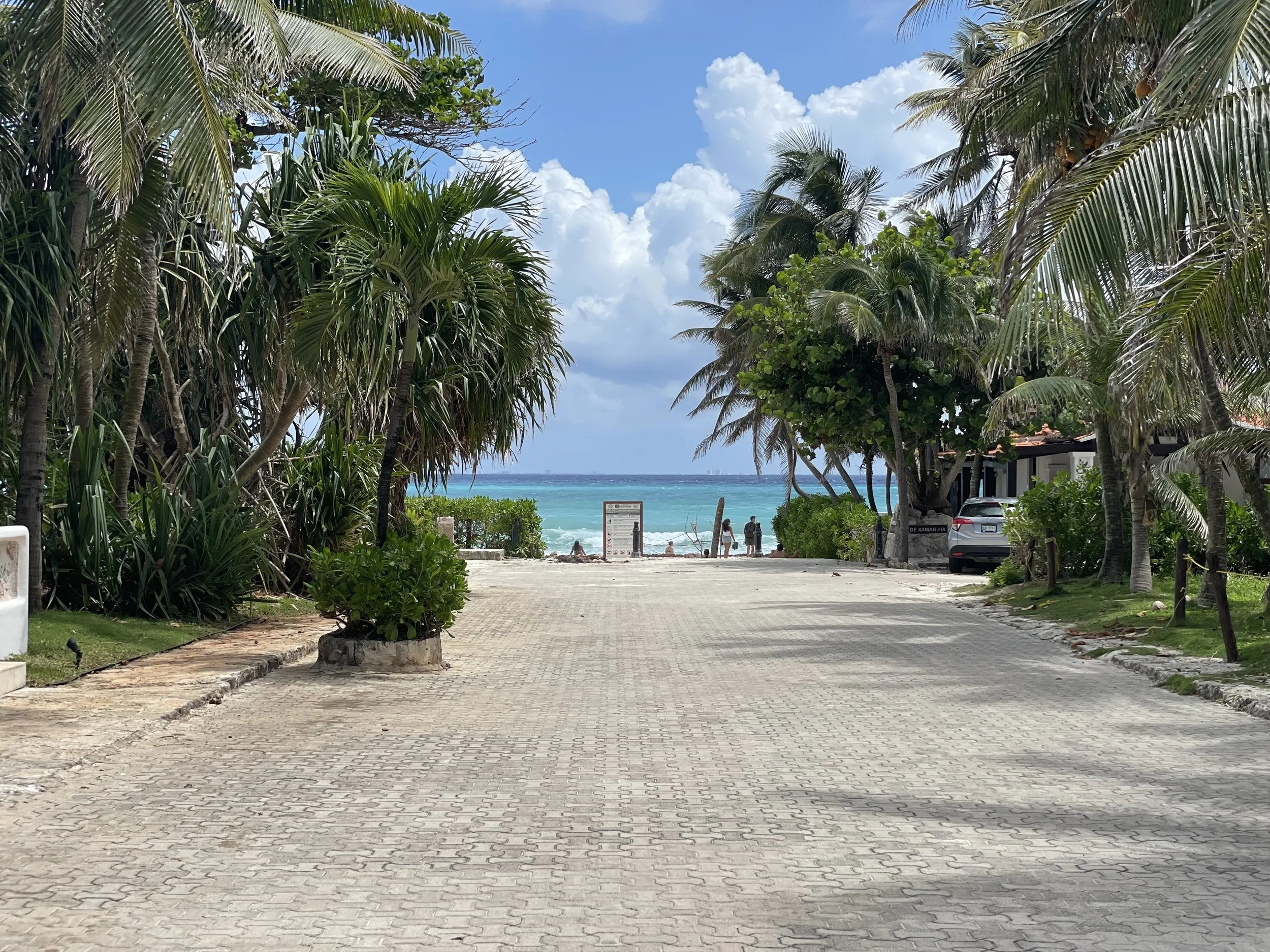 Playacar Phase 1 beach in Playa del Carmen